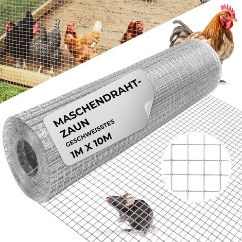 Geflecht GARDEN ZN, 1000/12,7x12,7/0,8 mm, viereckig, Garten, Tierhaltung, Packung 10 m (1/5)