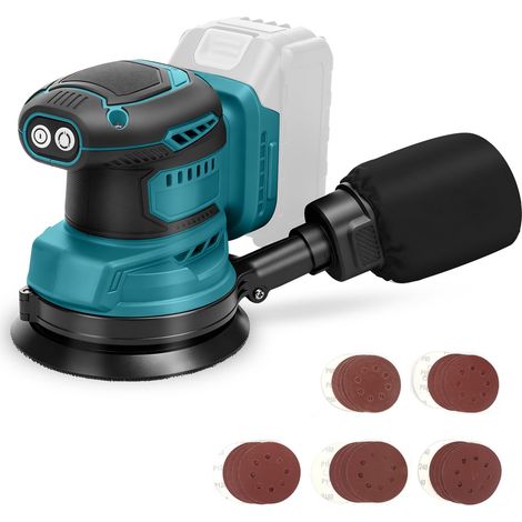Ponceuse Orbitale Excentrique sans fil compatible avec Batterie 18V (1/5)