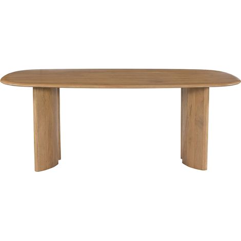Table à manger 8 personnes en bois de manguier - Naturel - ISLARA (1/4)
