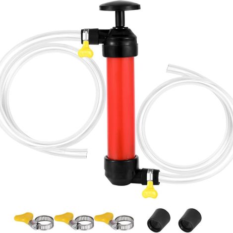 Siphon Compact à main pour un transfert de liquide efficace dans divers véhicules, pompe de transfert de carburant manuelle Portable (1/4)