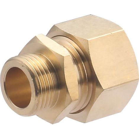 Racor Macho Bicónico QUICK PLOMBERIE - Ø14 Macho 3/8