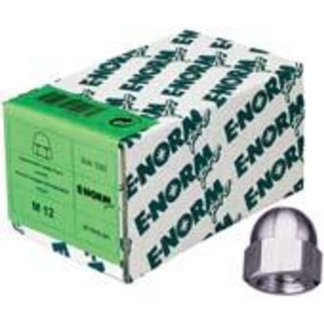 Bouchon ecrou DIN 1587acier inoxydable A2 M12 HP E-NORMpro (Par 50) (1/3)