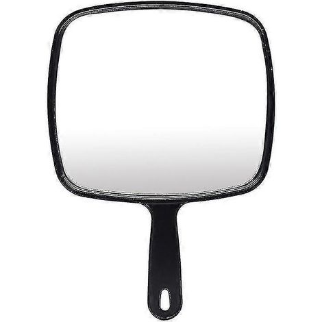 Grand miroir à main avec poignée ergonomique - Grand miroir portatif pour salons de coiffure, salons dentaires (1/5)