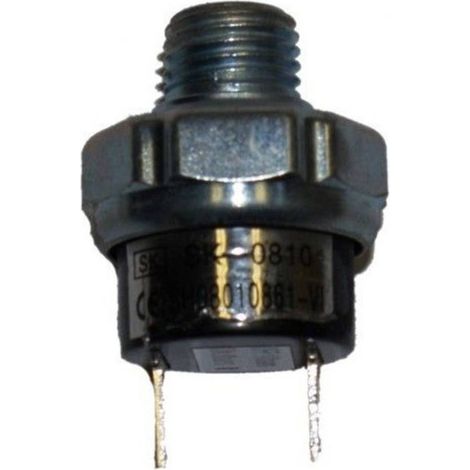Interrupteur à pression 9063202 – Pressostat 1/4 pouce AG – Pression d'arrêt 10 bar – Réenclenchement à 8 bar – Adapté 230 V – Aerotec