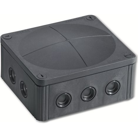 WISKA Boîte de jonction COMBI 1210 BK, IP66/67.