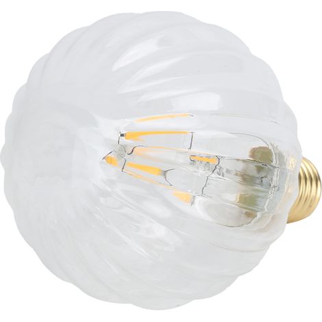 G95 Retro-Glühbirne E27 4W 220V Wassermelonenförmige LED-Filamentlampe Dekorative Beleuchtung Warmes Licht (Transparent) (1/5)