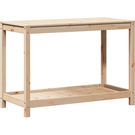 Maison Exclusive - Pflanztisch mit Ablage 108x50x75 cm Massivholz