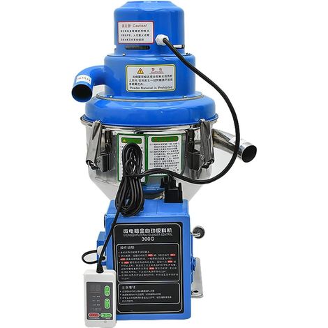 MF-300G Machine d'alimentation sous vide automatique Machine de moulage par injection Machine d'alimentation par aspiration de particules en plastique de type autonome ( Color : Blue Handle control ) (1/5)