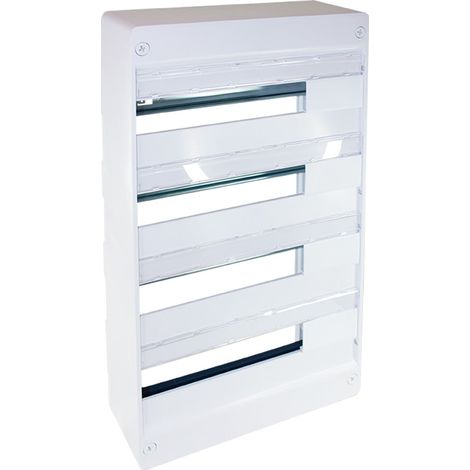 Coffret RxPro - 72 modules - 4 rangées de 18 modules - Eur'Ohm