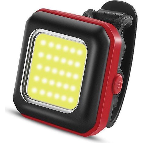 Phare avant pour VTT, éclairage de nuit, rechargeable USB, ultra-lumineux, lampe torche arrière, lumière rouge et blanche. (1/5)