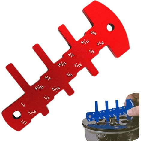 Jauge De Hauteur Pour Scie Circulaire Règle De Mesure De Hauteur Pour Règle Horizontale De Précision pour Atelier Charpentier Construction Meubles de Bureau Marquage Disposition Trav (1/5)