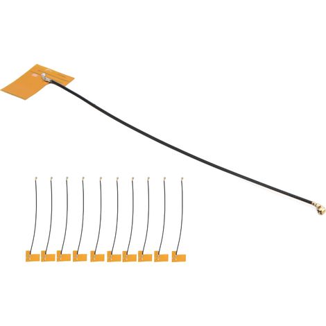 Lot 10 Antennes FPC souple interne, transmission stable, portée étendue, forte résistance à l'oxydation, connecteur IPEX 50W, signal renforcé (1/5)