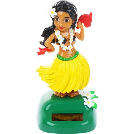 Figurine de Danseuse Hawaïenne Solaire pour Tableau de Bord - Jouet Animé avec Panneau Solaire pour Bureau ou Chambre (1/5)