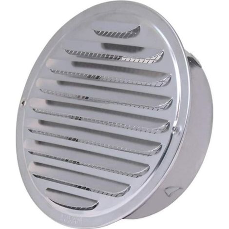Sphère Vent d'air En Acier Inoxydable Grille de Ventilation Thicken Hotte Murale de Montage Covers d'échappement Salle de Bains Cuisine évents Ventilateur Et Aérateurs (100mm) (1/4)