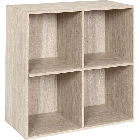 Étagère Modulable 4 Cases "Pietra" 66cm Beige