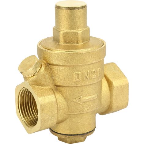 Einstellbarer Wasserdruckregler aus Messing DN20 (1/5)