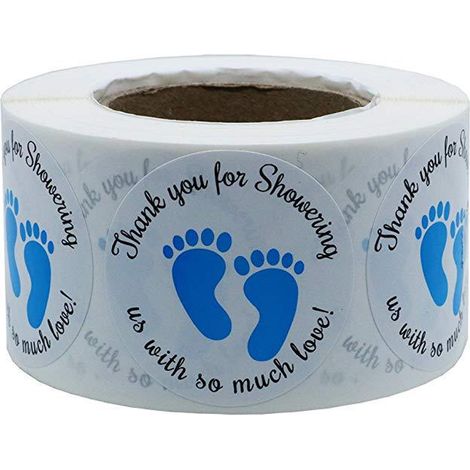 Autocollant Pied - Autocollant Rond Merci Pour Votre Amour - Papier Autoadhésif - 500 Pièces - 2,5 cm (1/5)