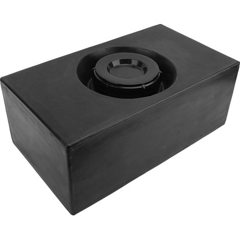 Réservoir de stockage d'eau de camping-car de 8 gallons, PE de qualité alimentaire, maintien frais pour remorque, camping-car, bateau, Yacht, noir. (1/4)