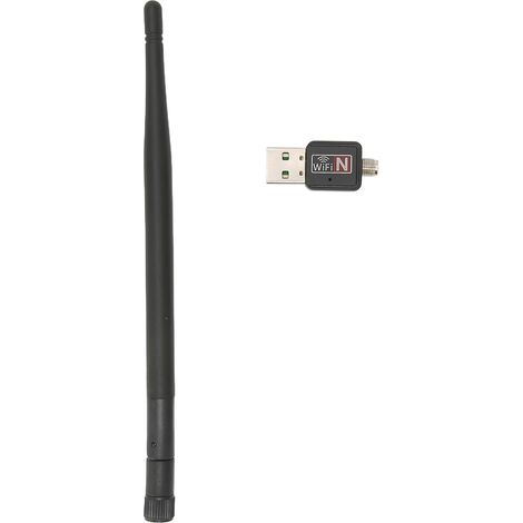 Carte réseau sans fil externe 150 Mbps, mini-adaptateur Wi-Fi USB 150 m, récepteur Wi-Fi Ethernet LAN, 802.11n/g/b (1/5)