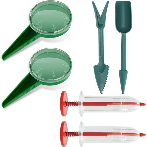 Mini Semoir Semences,6 PCS Épandeurs de Graines Distributeur Graines Rond Semoir à Main Distributeur de Semences Outils pour Semoir Universel pour L'ensemencement Horticole (1/5)