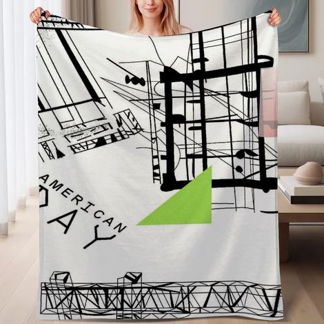 Couverture de lit en polaire6080 légère et douce, chaude en microfibre,6080 pouces (1/4)