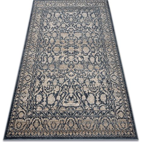 Tappeto in lana NAIN Ornamento vintage 7557/51944 beige / blu scuro beige 160x230 cm