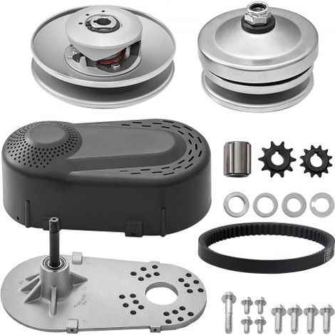 Embrague de Transmisión Motor de 2 a 8 HP Embrague de Transmisión de Alta Resistencia 2000 RPM con Ruedas de Diseño Asimétrico y Correa de Goma Embrague Resistente y Duradero para Varios Motores (1/5)