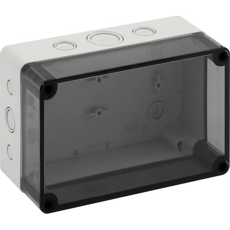 Spelsberg TK PS 1811-8f-tm Contenitore da installazione 180 x 110 x 84 Policarbonato, Polistirolo EPS Grigio (RAL 7035) (1/4)