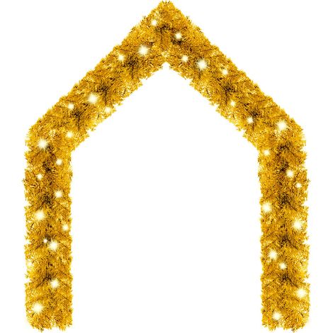 Guirlande de Noël avec lumières LED 20 m Doré (1/5)