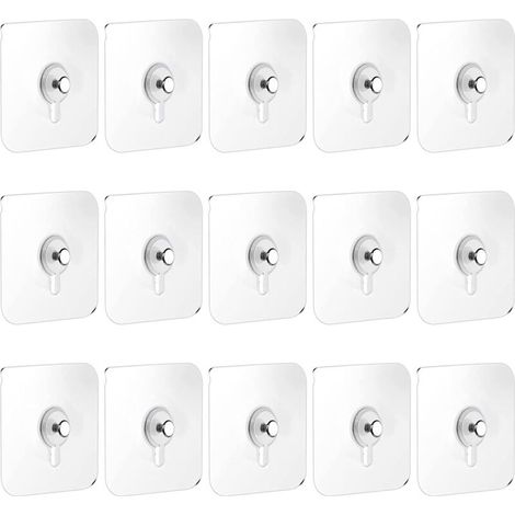 15 Pcs Attaches Murales sans Percer