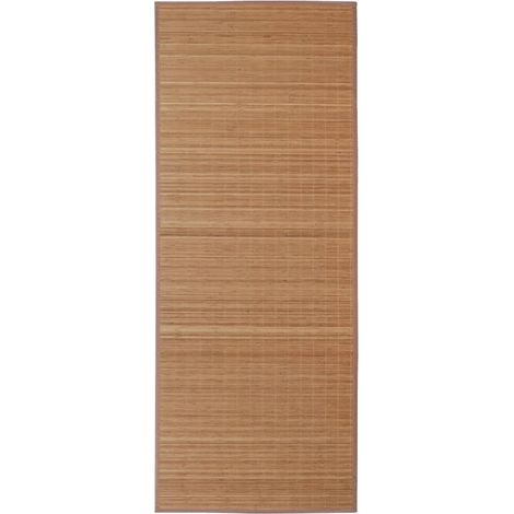 Tapis rectangulaire Marron Bambou 150 x 200 cm (1/5)
