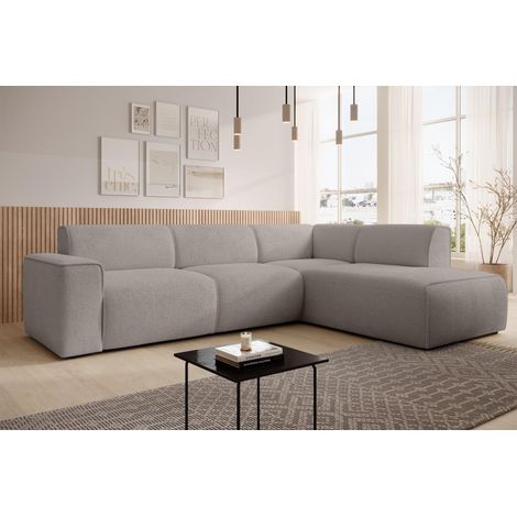 AX LIVING Couch Sofa L Form Didim L Beige – 292 cm, stilvoll & bequem R