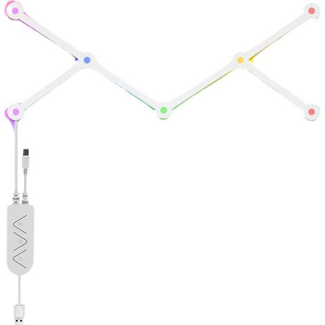 Lampe ciel étoilé LED multicolore 5V, lumière constellation, lampe d'ambiance gaming, lampe de bureau gaming, lampe mura (1/5)