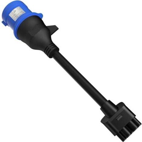 CEE 3 Pin to Tesla Adapter, 32A (Plug Diameter: 56mm), 2nd Generation Electric Vehicle Charging Cable Extension Cord for Tesla Model S/3/X/Y (1/4)