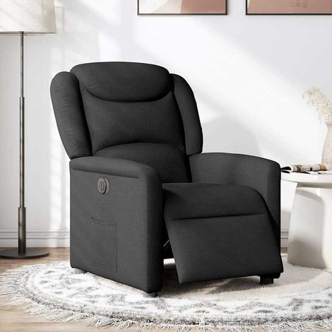 Maison Exclusive - Relaxsessel Elektrisch Schwarz Stoff