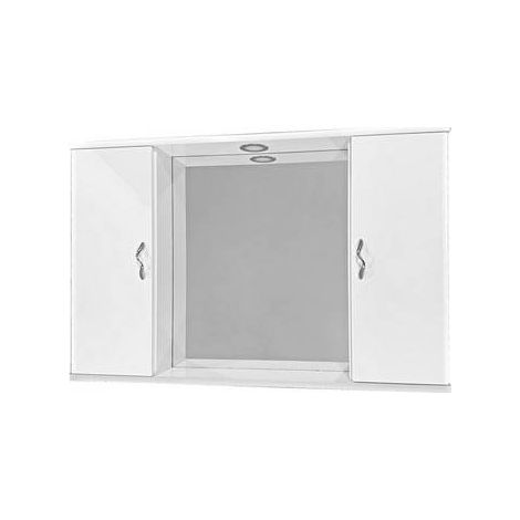 Specchio mod. elettra 2 ante lisce bianco lxhxp 94,5x60,5x16 (1/3)