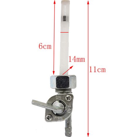 Jialing JH70 Assist 48 Modèle JD100 DY90 Interrupteur de réservoir de carburant Kit de conduite de carburant (1/4)