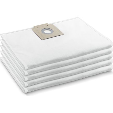 Lot de 5 sacs filtrants non tisses pour aspirateur NT 25, NT 35, NT 45, NT 360, NT 361 Karcher - 69043510