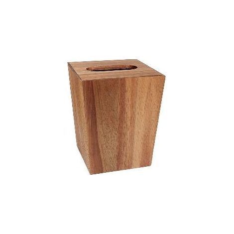 ANDREA HOUSE BA75056 Papelera Acacia 1,5L 13,5X13,5X16Cm - ref: BA75056