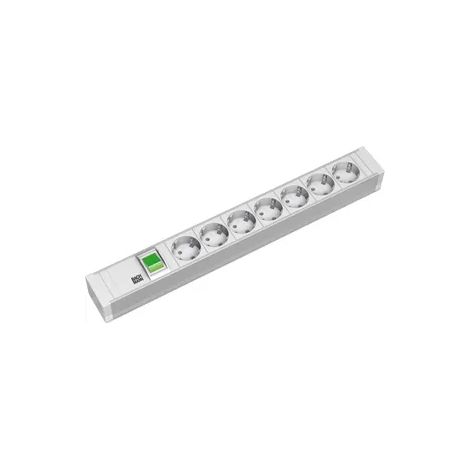 Bachmann 19Zoll Steckdosenleiste 7f PVC 7xSchutz.1xScha. 333.600 (1/2)