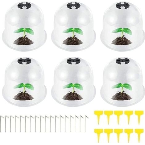 6 PCS Bâche de protection contre le gel pour plantes en plein air - Protection contre le gel des plantes contre le gel, les escargots et les oiseaux (1/5)