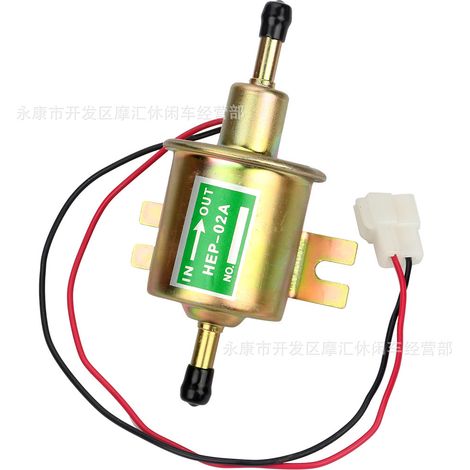 HEP-02A universal automotive parts electronic fuel pump 12V gasoline pump oil pump external diesel pump (1/4)