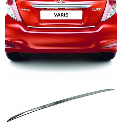 Toyota Yaris III - striscia cromata. Portellone cromato (1/5)