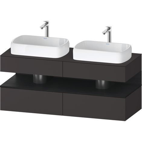 Duravit Collection One Meuble sous-vasque sur console, 2 tiroirs,