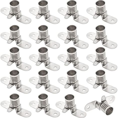 Casquillo E10 para bombillas LED, 20 unidades de 6V E10 con terminales de soldadura para experimentos domésticos, circuitos y accesorios de prueba eléctrica. (1/5)