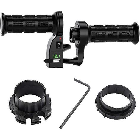 Motorrad-Heißgriffe, elektrisch beheizbar, für Motorräder, ATVs und Roller, 22 mm (7/8 Zoll)