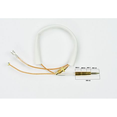 TERMOCOPPIA LUNGA CM 35 PER STUFE A FUNGO A GAS DA RISCALDAMENTO ESTERNO TC35