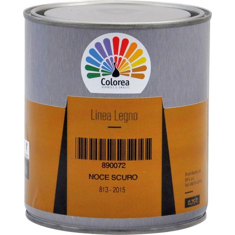 6PZ IMPREGNANTE PER LEGNO 'COLOREA' Lt. 0,750 Noce antico