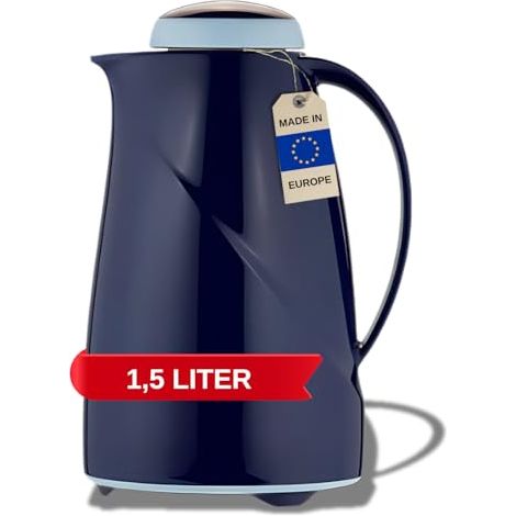 Helios Wave plástico vacío Jarra, plástico, Azul Oscuro, 1,5 L