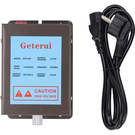Alimentation pour barre ionisante à sortie unique 6,0 kV - Alimentation efficace pour barre ionisante antistatique avec prise UE 220-240 V (1/5)